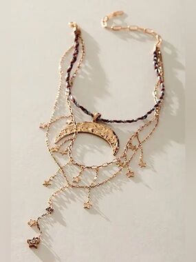NWT FREE PEOPLE Wild Wanderer Layered Necklace